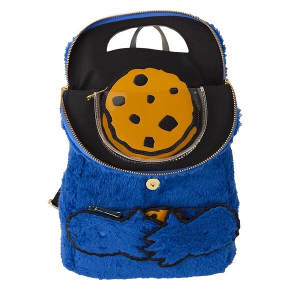 NWT Loungefly Sesame Street Cookie Monster Backpack main image 8